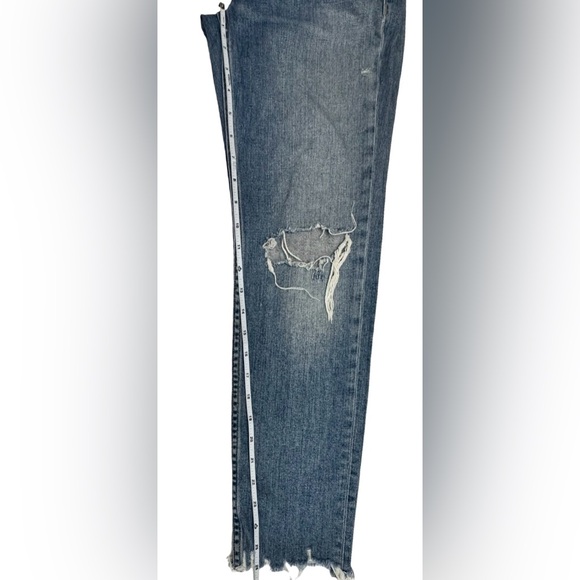 Rag & Bone Distressed Dre Low Rise Ankle Slim Boyfriend Jeans 24 EUC - Picture 15 of 16